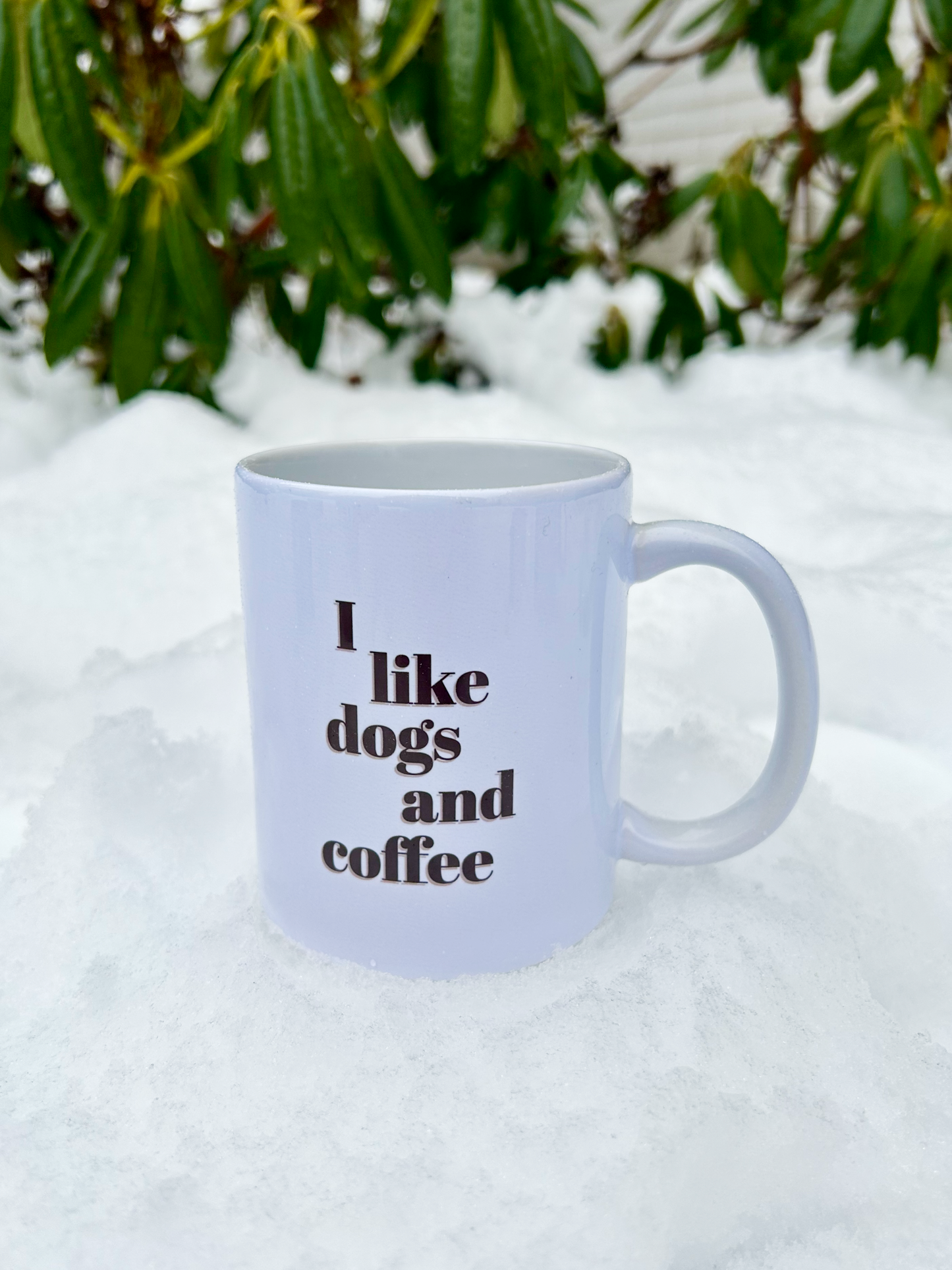 I like dogs and coffee -muki